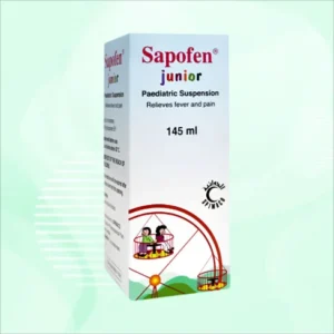 Sapofen Junior 100 Mg / 5 Ml Syrup, 145 Ml